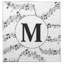 Search for musical notes napkins Music note