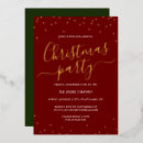 Search for green gold corporate christmas invitations Party