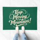 Search for motivational doormats Typography
