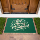 Search for motivational doormats Typography