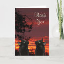 Search for black cat thank you cards Cats