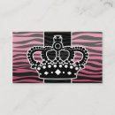 Search for zebra print business cards Pink and black