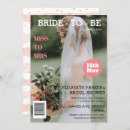 Search for magazine cover bridal shower invitations Chic