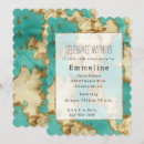 Search for western turquoise invitations Brown