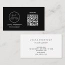 Search for black barcode business cards Professional