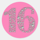 Search for glitter number stickers Black