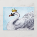 Search for vintage bird postcards Swan