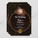 Search for steampunk wedding invitations Gears