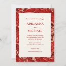 Search for paisley wedding invitations Red