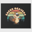 Search for beaver wrapping paper Forest