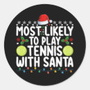 Search for christmas tennis stickers Xmas