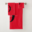 Search for black red white bath towels Chic