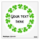 Search for irish wall decals clover