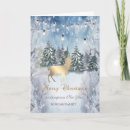 Search for landscape business holiday cards Reindeer