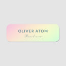 Search for holographic name tags Esthetician