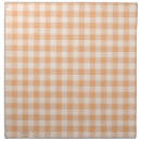 Search for peach napkins Gingham