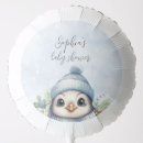 Search for penguin balloons Winter baby shower