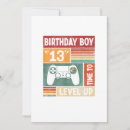 Search for 13th boys birthday invitations For him