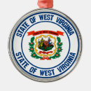 Search for west virginia ornaments Patriotic
