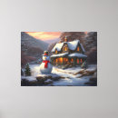 Search for vintage snowman canvas prints Winter