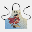 Search for wonder woman aprons Believe in wonder