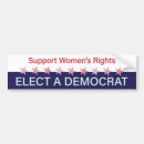 Search for women rights bumper stickers Democrat