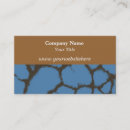 Search for giraffe business cards Blue
