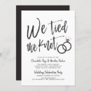 Search for post wedding invitations Just married