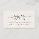 Search for registry invitations Bride and groom monogram