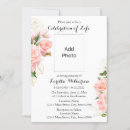 Search for pink funeral invitations Floral