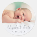 Search for birth announcement stickers Simple