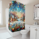 Search for stained glass shower curtains Colorful