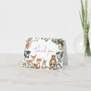 Search for woodland thank you cards Greenery