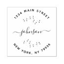 Search for return address rubber stamps Circle text script