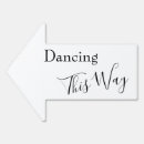 Search for is on the dance floor wedding signs Black and white