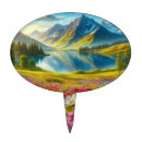 Search for mountain cake toppers Nature