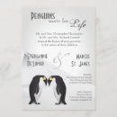 Search for penguin wedding invitations Modern