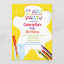 Search for kids painting party invitations Artist