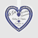 Search for 65th anniversary decor Sapphire