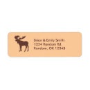 Search for moose return address labels Wilderness