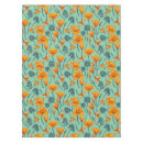 Search for orange floral tablecloths Poppy