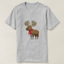 Search for christmas moose tshirts Red