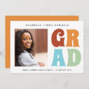 Search for retro graduation announcement cards Groovy