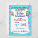 Search for monster baby shower invitations Purple