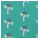 Search for blue dragonfly fabric Illustration