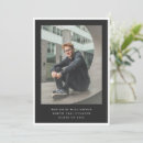 Search for masculine graduation invitations High school college university