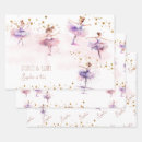 Search for ballerina wrapping paper Watercolor