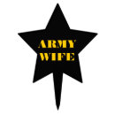 Search for gold stars cake toppers For her