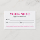 Search for nail salon appointment cards Simple