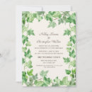 Search for ivy wedding invitations Botanical